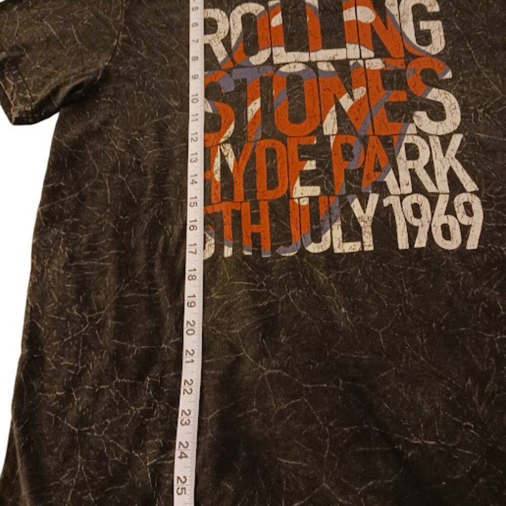Rolling Stones, T-Shirt, Hyde Park 5th July 1969, Size Large, Black - Picture 3 of 7